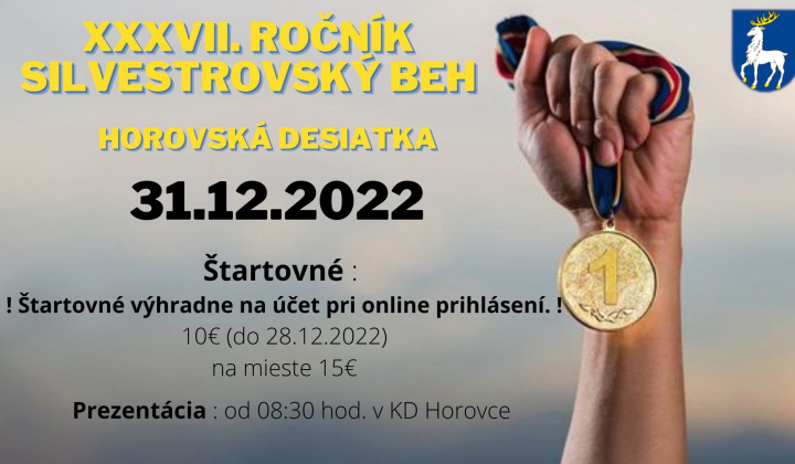 Aktuality / Silvestrovský beh - Horovská desiatka XXXVII.ročník - 31.12.2022 - foto