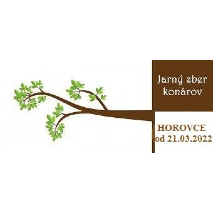 Jednorázový jarný zvoz konárov v obci Horovce!