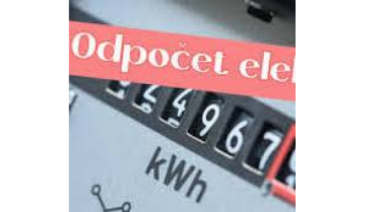 Fotka pre článok Oznam - odpočet elektriny