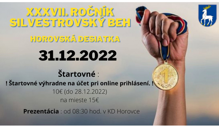 Silvestrovský beh - Horovská desiatka XXXVII.ročník - 31.12.2022