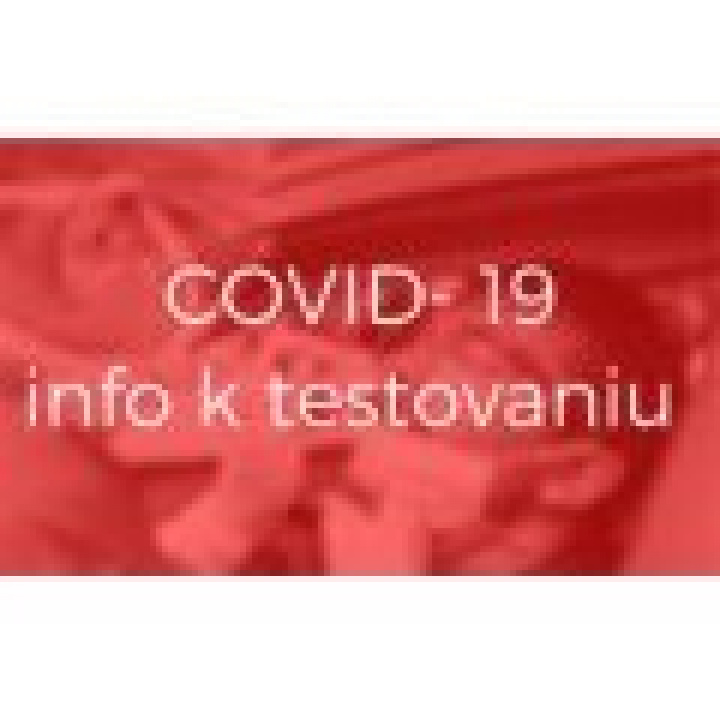 Testovanie  COVID 19  - dňa 7. - 8. 11.2020  obec Horovce